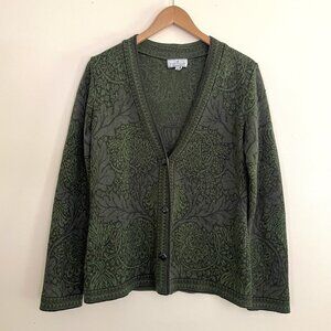 Forest Green Alpaca and Silk Peruvian Connection Sweater Medium